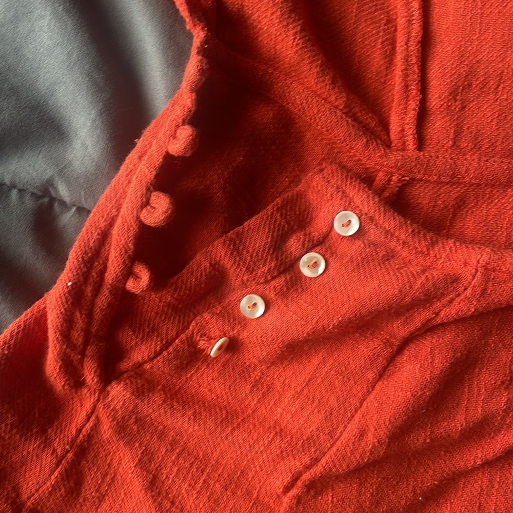 Free People orange mini dress - Picture 3 of 7